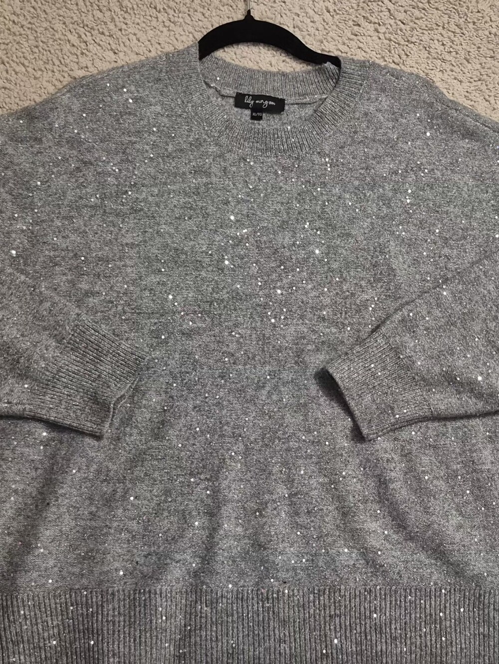 New Grey Bling Sweater